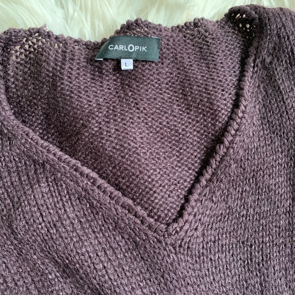 Carlopik purple mohair sweater - Picture 5 of 6